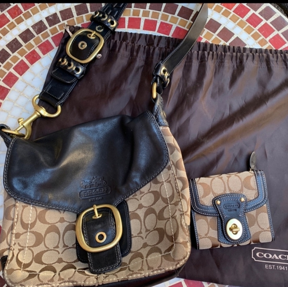 Coach Bleeker and wallet